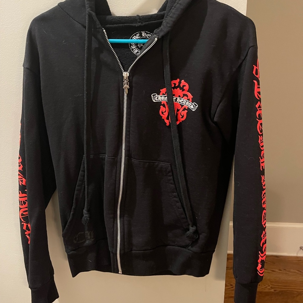 Women’s zip up Chrome heart jacket